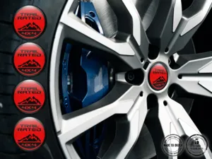 Jeep Ruota Adesivo Edizione Loghi Cupola Lusso